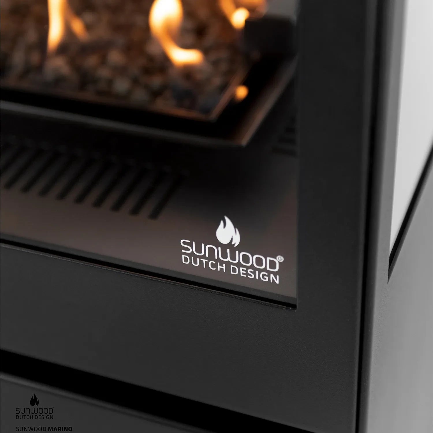 Marino Original - Lareira de Exterior Preto Mate