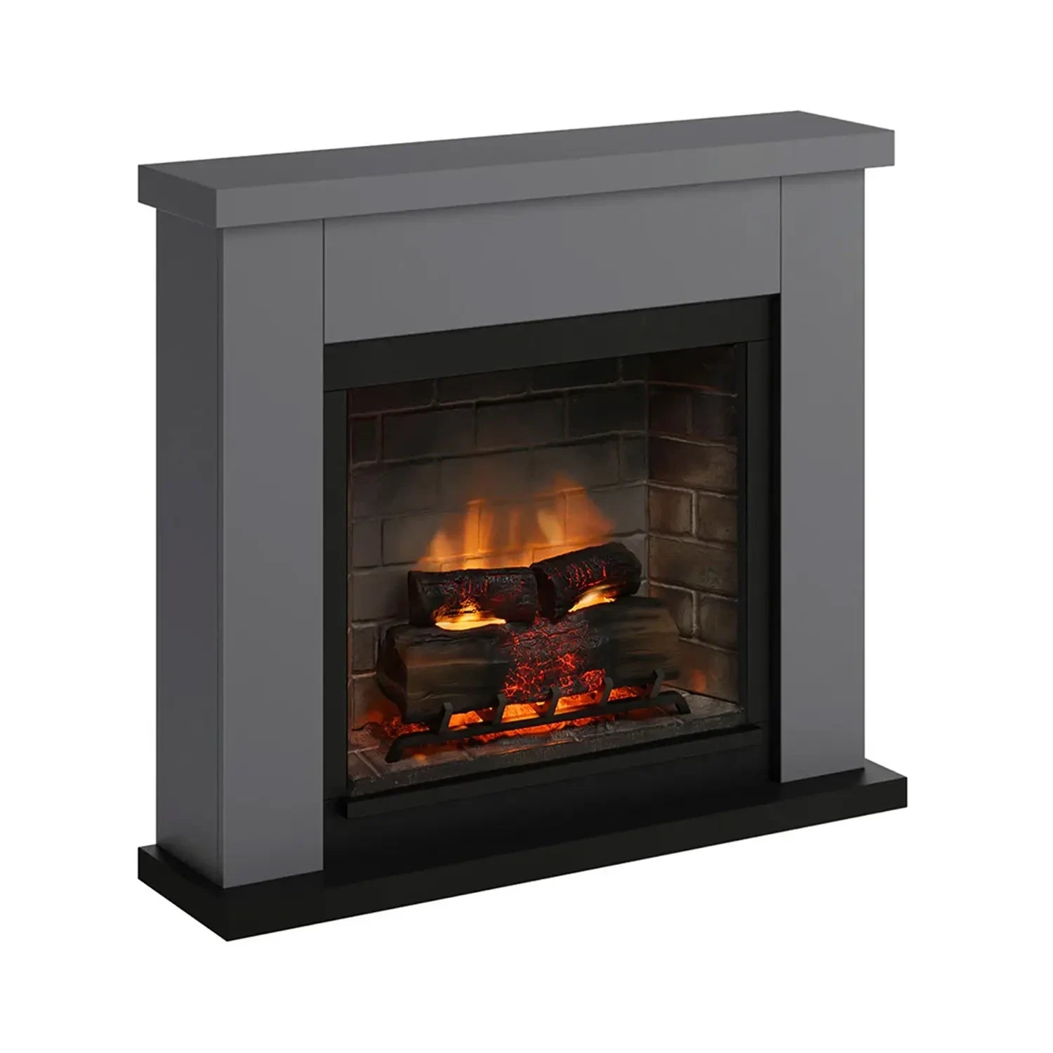 Frode Electric Fireplace - Grey