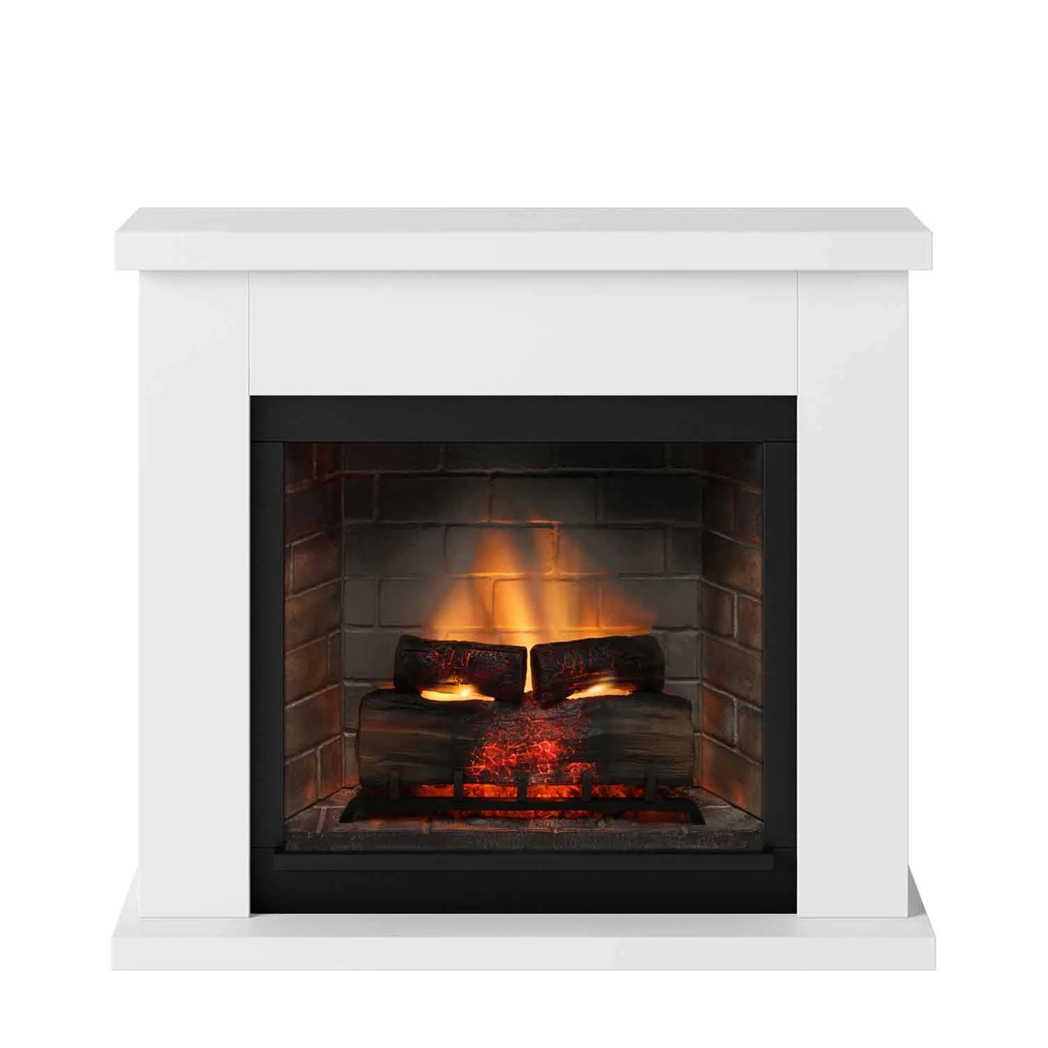 Frode Electric Fireplace - White