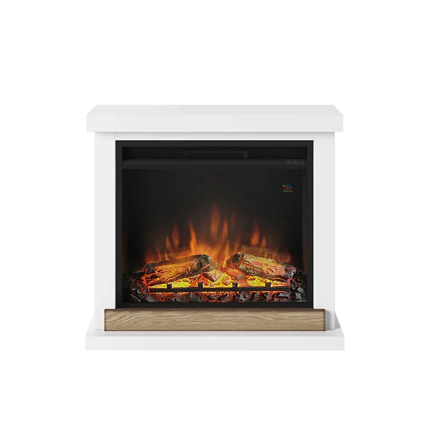 Hagen Electric Fireplace - White