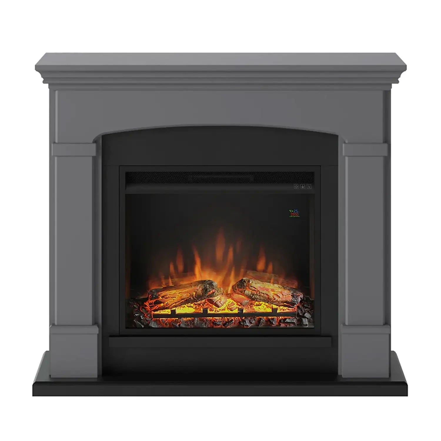 Helmi Electric Fireplace - Grey