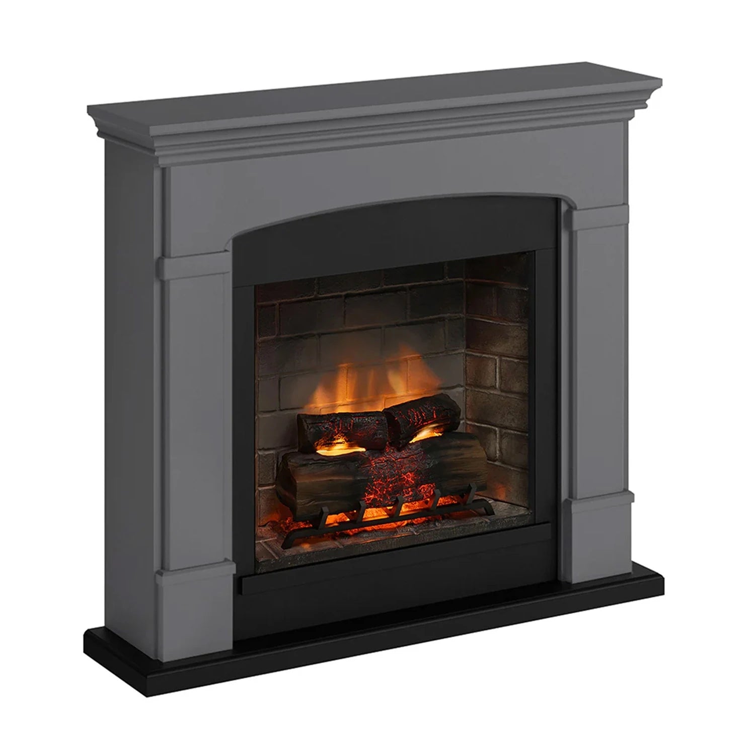 Helmi Electric Fireplace - Grey