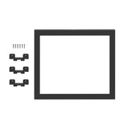 Installation frames for electric fireplace insert