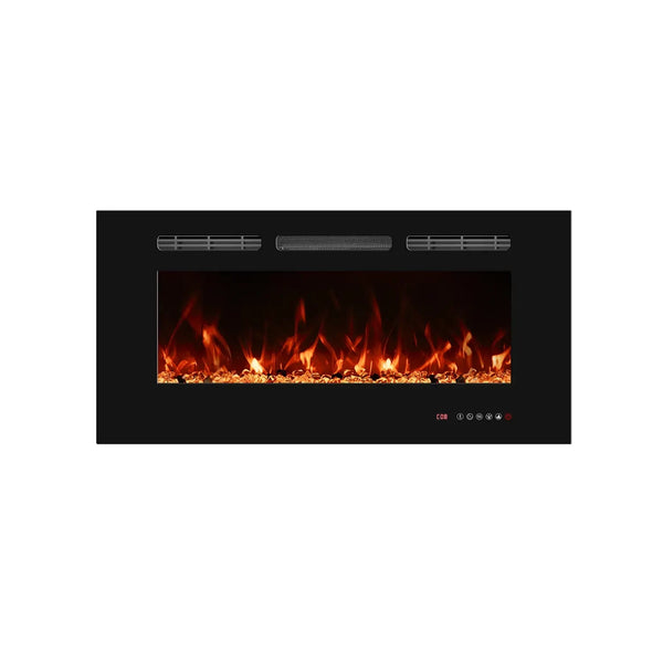Titanite Built-In Electric Fireplace - 91 cm
