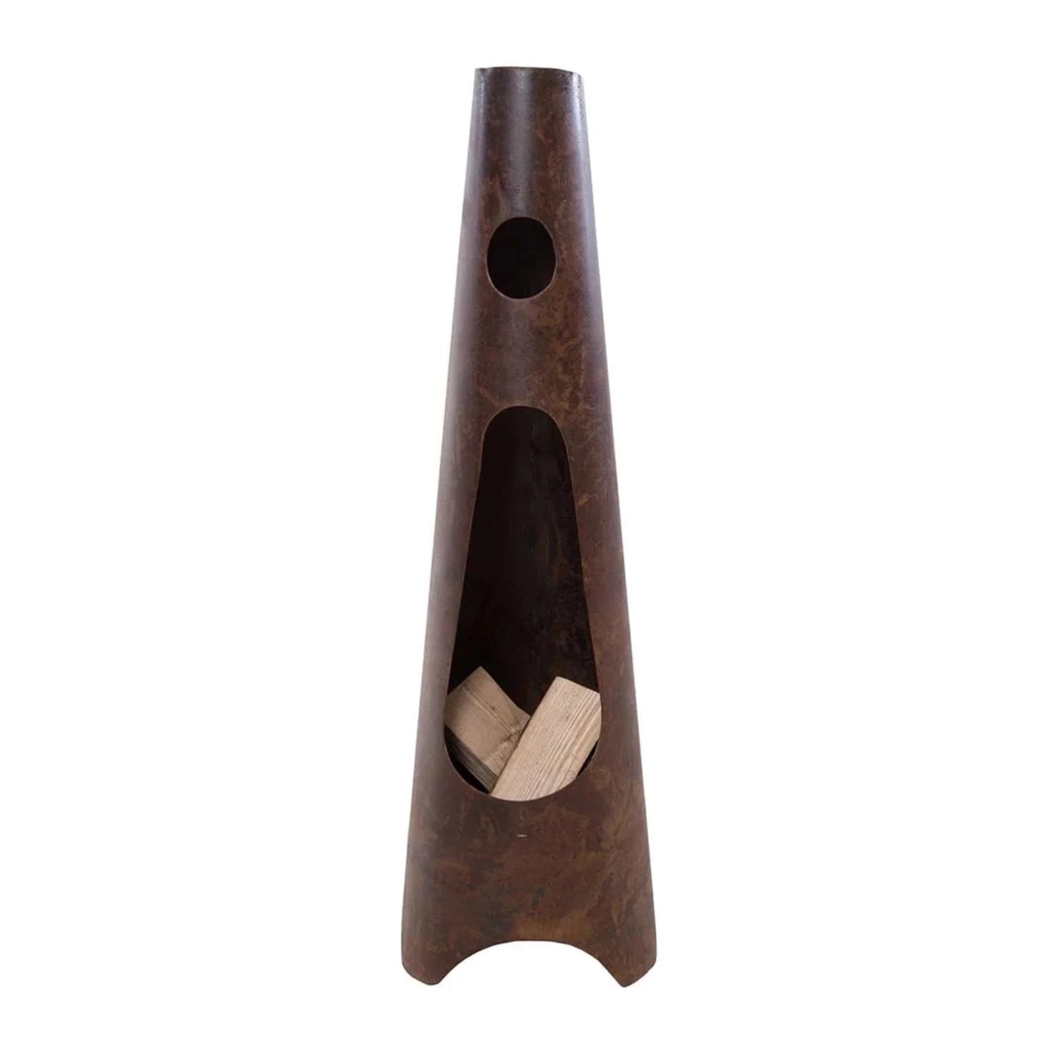 Tower Outdoor Fireplace - Rust
