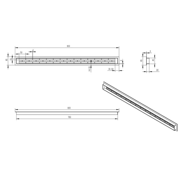 Ventilation Grill - White