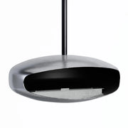 Hein & Haugaard UFO-80 ceiling-mounted bioethanol fireplace in a steel finish