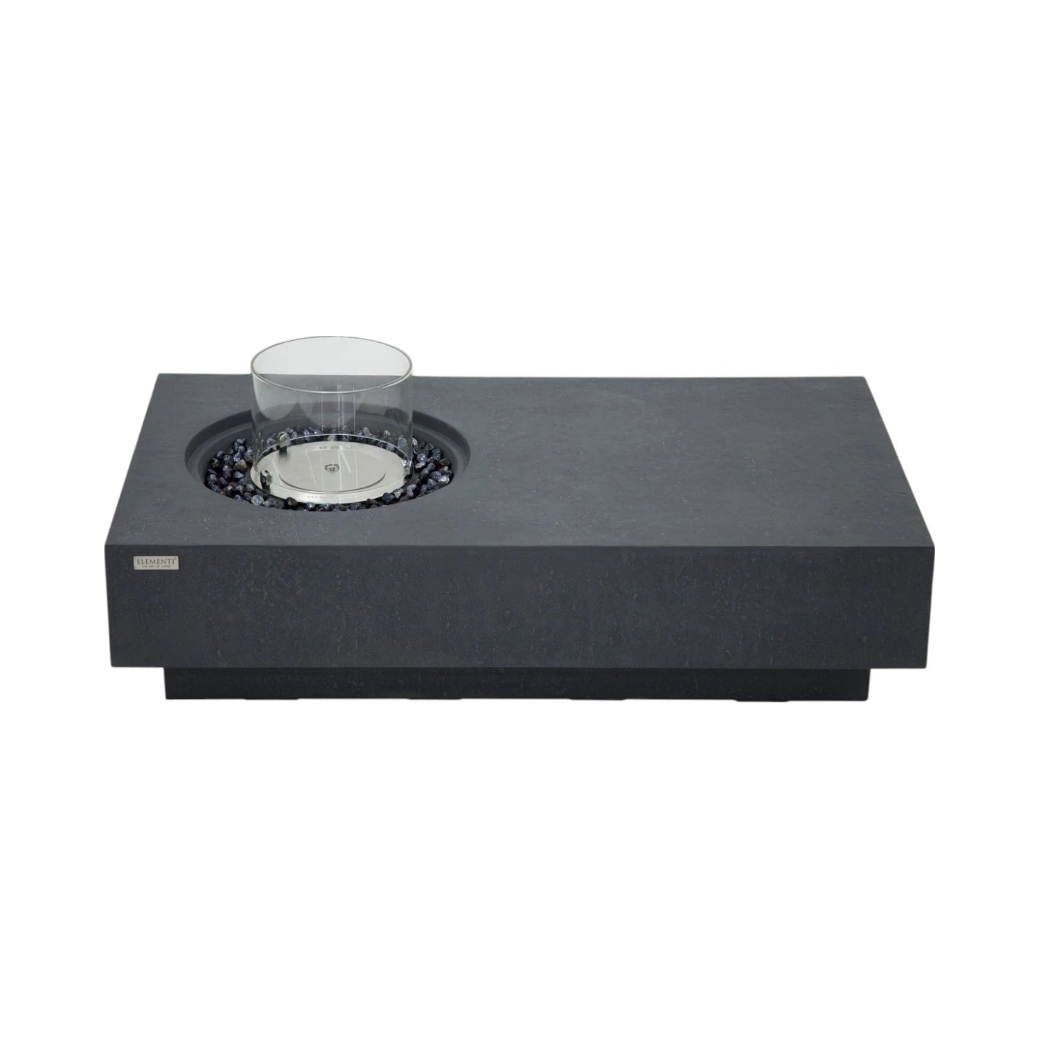Metropolis Bioethanol Fire Table – Slate Black