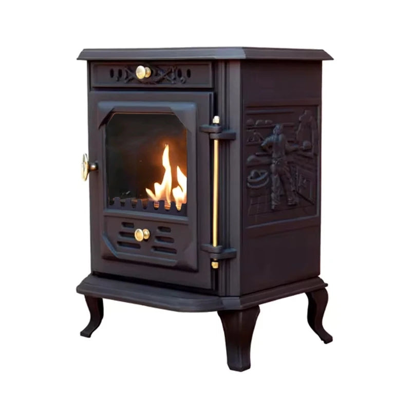 Ulvik - Cast Iron Bioethanol Fireplace