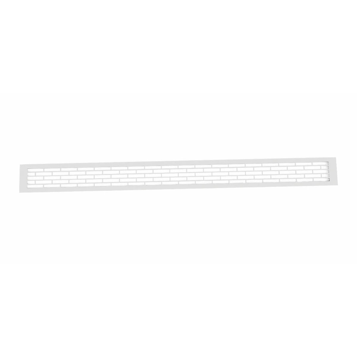 Grelha de ventilação branca - 100x9 cm - 450 cm²