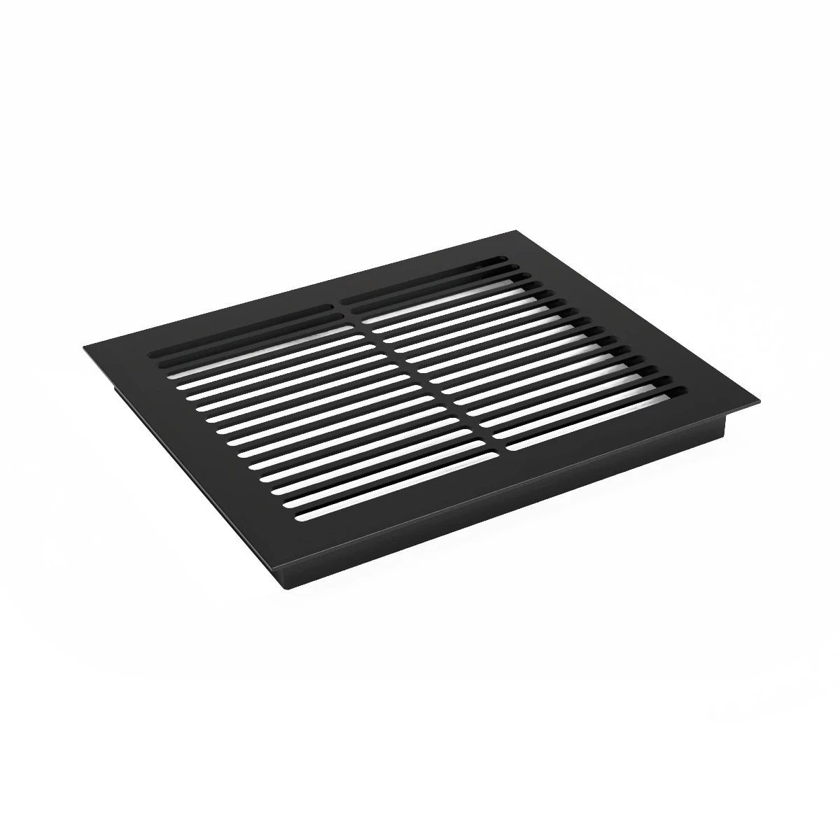 Grelha de Ventilação Preta - 25x20,5 cm - 210 cm²