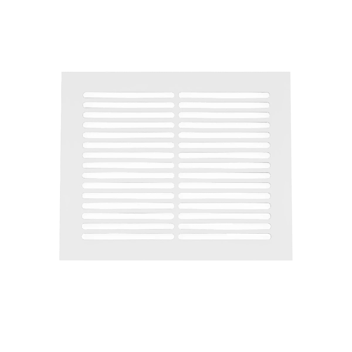 Grelha de Ventilação Branca - 25x20,5 cm - 210 cm²
