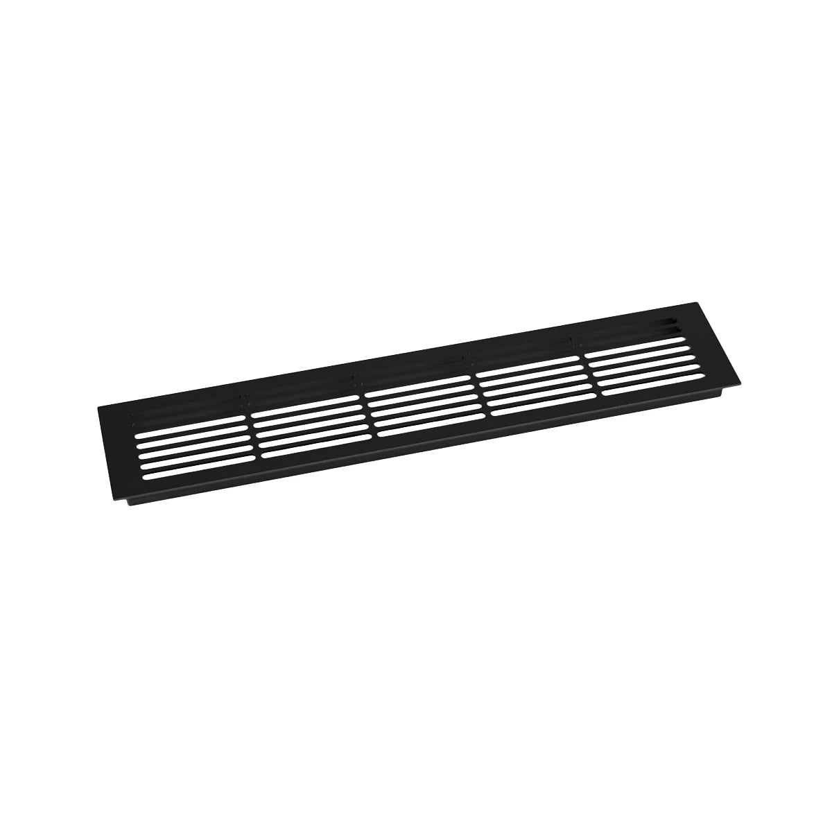 Grelha de Ventilação Preta - 50x10 cm - 214 cm²