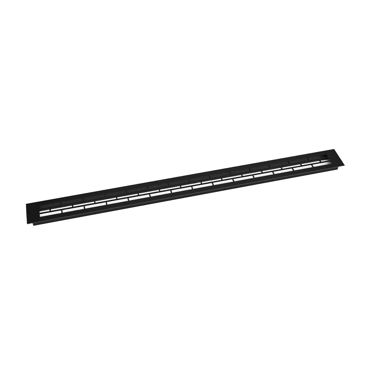 Grelha de Ventilação Preta - 80x6,5 cm - 210 cm²
