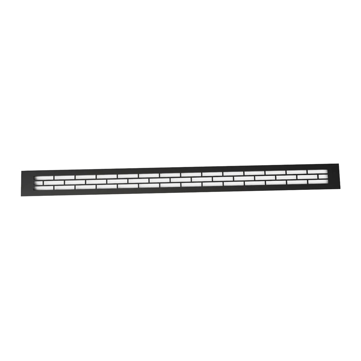 Grelha de Ventilação Preta - 80x6,5 cm - 210 cm²