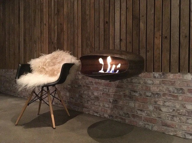 Hein & haugaard wall mounted fireplace