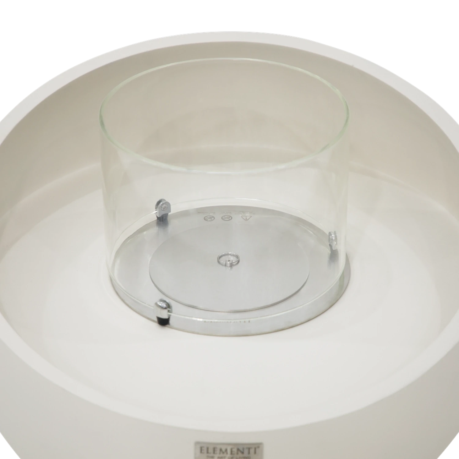 FIRENZE Taça de Fogo a Bioetanol – Branco Creme