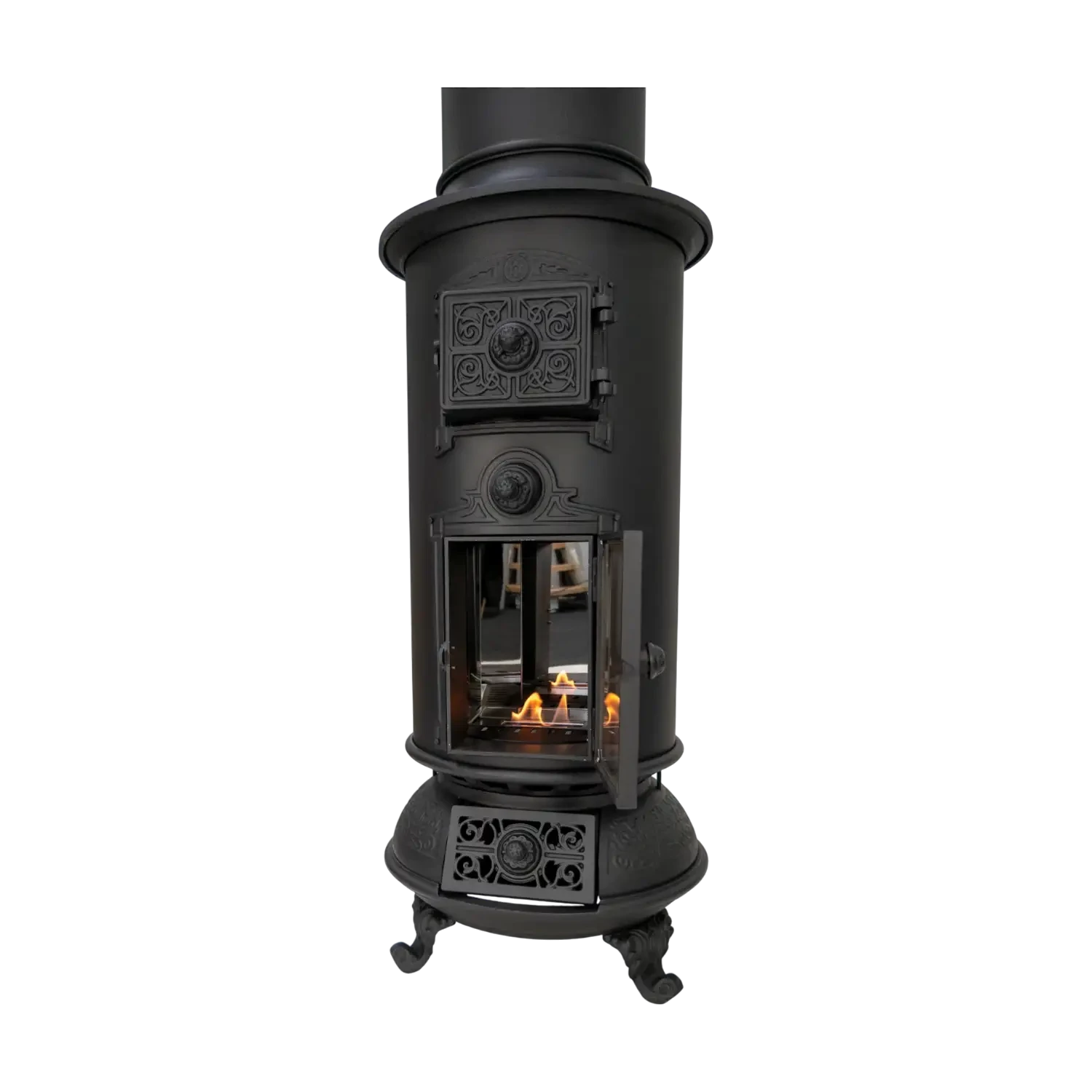 Westbo Classic - Black Freestanding Bioethanol Fireplace