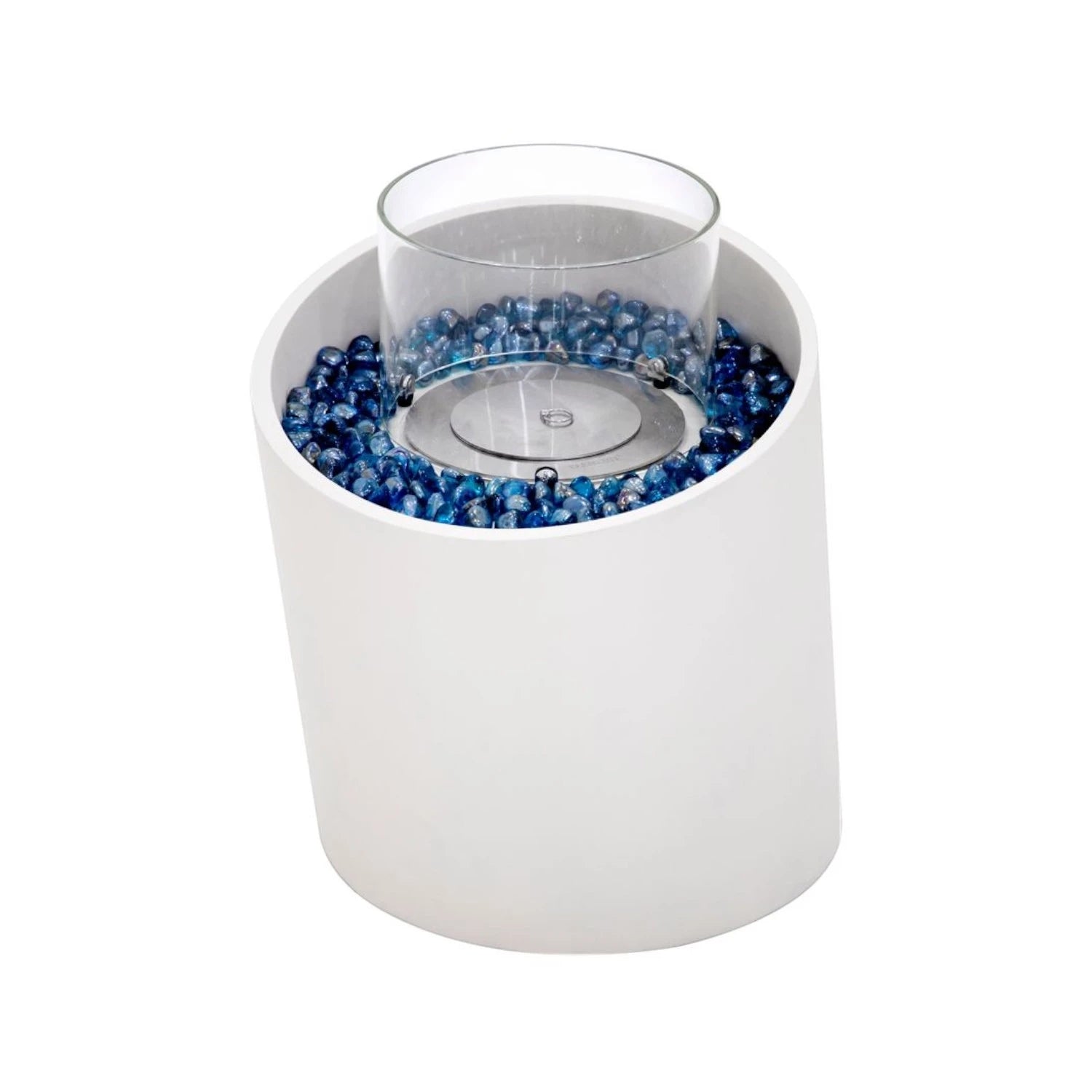TORRE Coluna de Fogo a Bioetanol M – Branco Creme