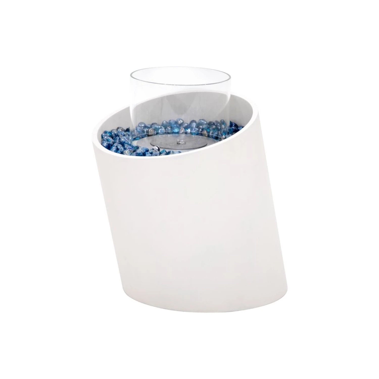 TORRE Coluna de Fogo a Bioetanol M – Branco Creme