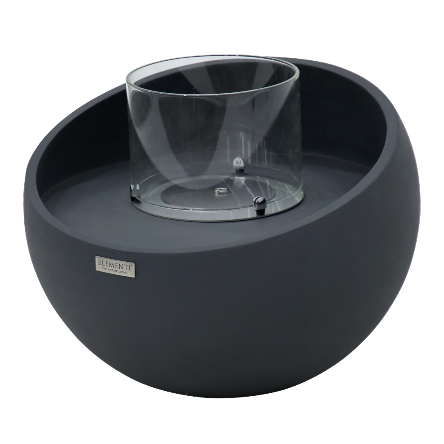 FIRENZE Taça de Fogo a Bioetanol – Preto Ardósia