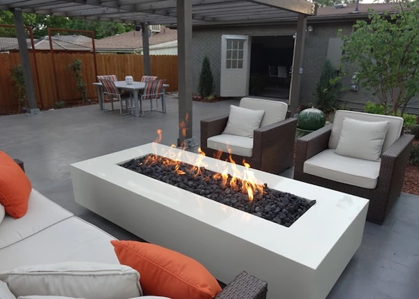 Bioethanol fire table