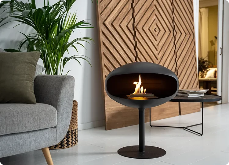 Cocoon Pedestal Fireplace