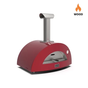 Moderno 2 Pizze - Forno de Pizza a Lenha - Vermelho