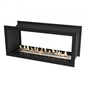 Icon Slimline Firebox FBDS1100 - Preto