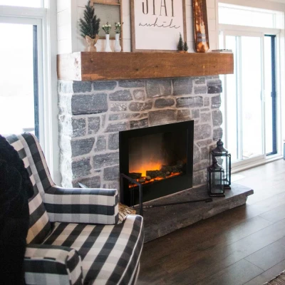 Lareira elétrica para Embutir - 75,5 cm Lareira elétrica para Embutir - 75,5 cm