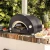 Moderno 1 Pizza - Forno de Pizza a Lenha - Cinza