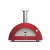 Moderno 3 Pizze - Forno de Pizza a Lenha - Vermelho