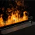 Lareira Cool Flame 500 de Um Lado da Planika Fires