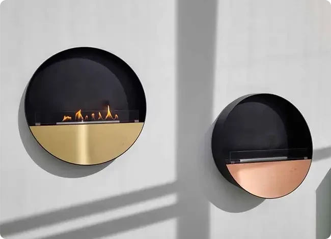 Decoflame Wall-mounted bioethanol fireplaces