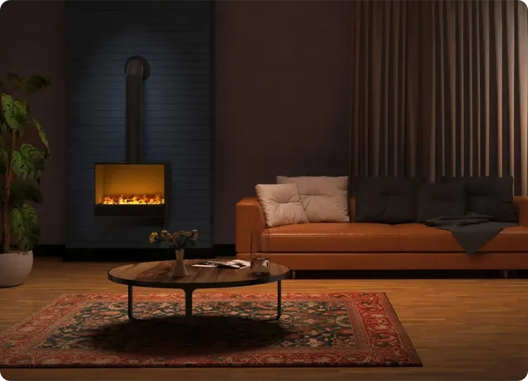 Magic Fire by Safretti Water Vapour Fireplace